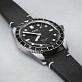Oris Oris Divers Sixty‑Five 12h Calibre 400 01 400 7772 4054-07 5 20 82, divers швейцария мужские часы на браслете кожаный боковой вид